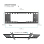 Кронштейн Kromax IDEAL-102, 32"-90" наклонный до 40 кг