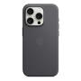 Чехол FineWoven Case для Apple iPhone 15 Pro с MagSafe Black, черный