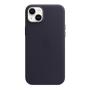 Чехол для Apple iPhone 14 Plus с MagSafe Leather Case «Ink» Синий