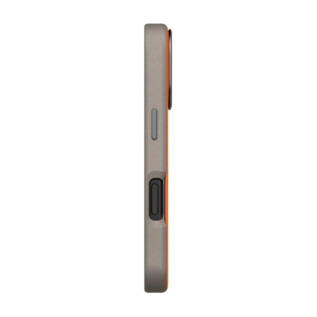 Чехол для iPhone 17 Pro Max с MagSafe UNIQ DS LYDEN (IP6.9P(2025)-LDSFORGFGRY) Оранжево-серый