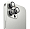 Защитное стекло для камеры iPhone 16 Pro/16 Pro Max UNIQ OPTIX Camera Lens AluGuard (IP6.3P-6.9P(2024)-ALENSSIL) Серебристый