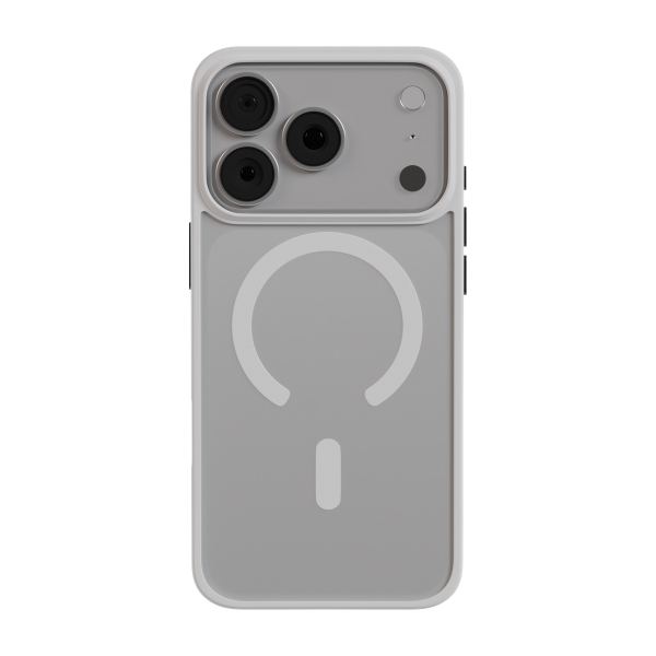 Чехол для iPhone 17 Pro Max AceCase Soft Rim (KA019) White, белый