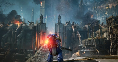 Цифровая версия игры Warhammer 40,000: Space Marine 2 для Sony PlayStation 5, русская озвучка