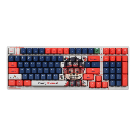Клавиатура A4Tech Bloody AT98 Proxy Boom Бежевый/красный