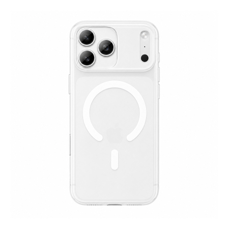 Чехол для iPhone 18 Pro/17 Pro с MagSafe Gurdini Slim Series White, белый