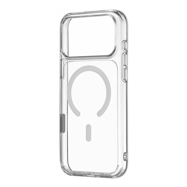 Чехол для iPhone 18 Pro Max/17 Pro Max hoco Magnetic Smartphone Clear Case, Прозрачный