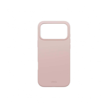 Чехол для iPhone 17 Pro с MagSafe UNIQ LINO (IP6.3P(2025)-LINOMBPNK) Blush Pink, розовый