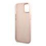 Чехол Guess для iPhone 14 Plus CG Mobile PU 4G Script metal logo Hard (GUHCP14MHG4SHP) Розовый