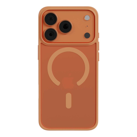 Чехол для iPhone 17 Pro AceCase Soft Rim (KA018) Orange, оранжевый