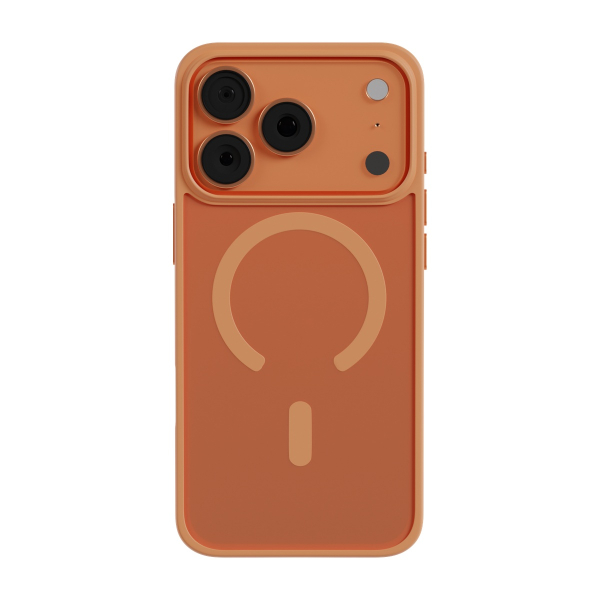 Чехол для iPhone 17 Pro Max AceCase Soft Rim (KA019) Orange, оранжевый